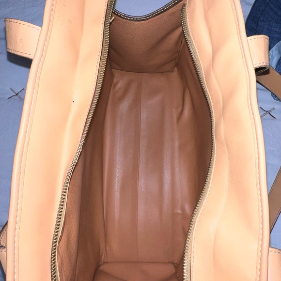 Vintage Celine Tote Handbag Triomphe Macadam Shoulder Purse Large Brown Purse - Picture 15 of 15